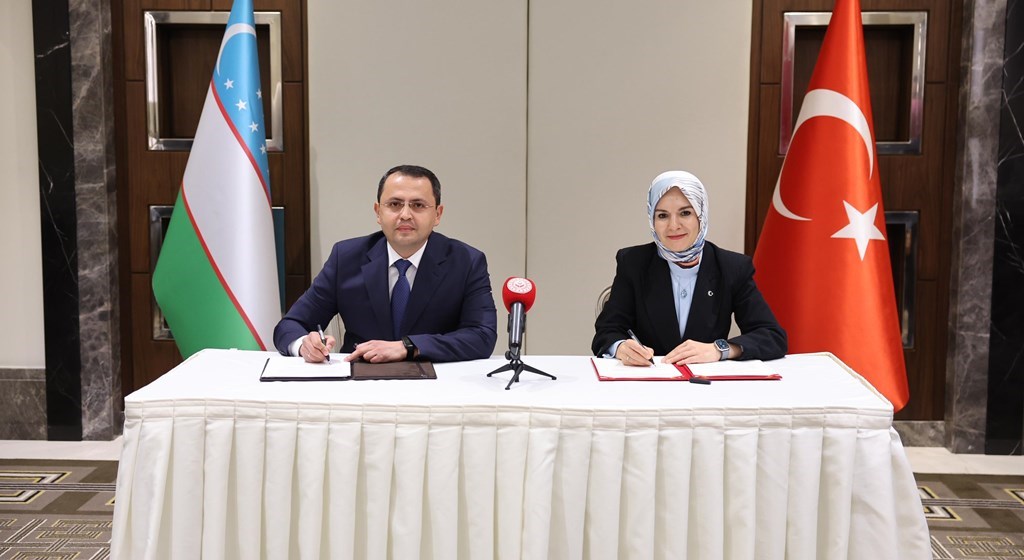 The Memorandum of Understanding between the Republic of Türkiye and Uzbekistan on Cooperation in Social Services" was signed